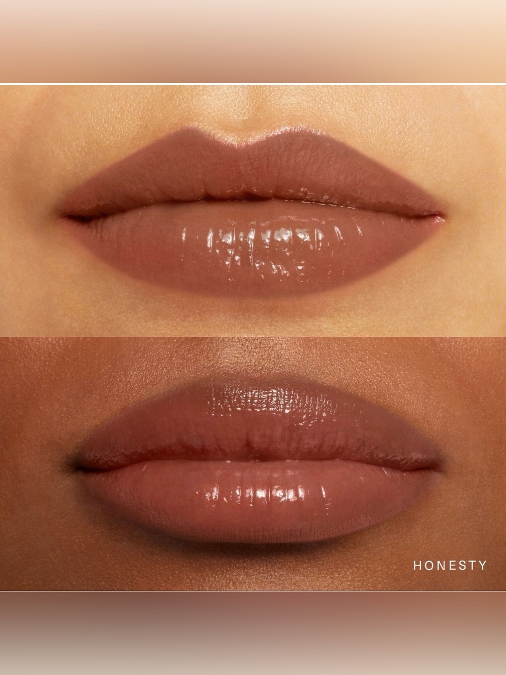 Rare Beauty 💄 Honesty lip oil — Warm Beige Shine